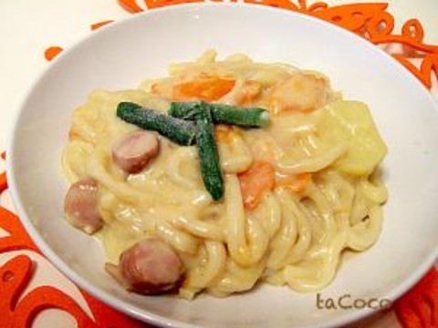 シチューが余ったら♡絶品うどんシチュー